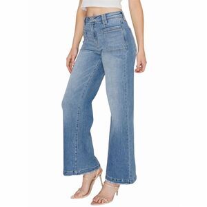Artemis Vintage Women's High Waist Wide-Leg Jeans Blue Size M